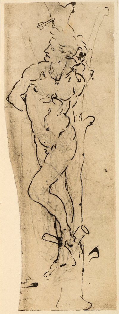 St. Sebastian (Kunsthalle, Raum der Drucke und Zeichnungen, Hamburg) von Leonardo da Vinci